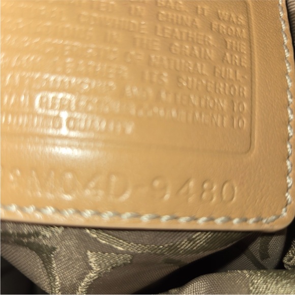Coach Tan Leather Soho Bag and Wallet set